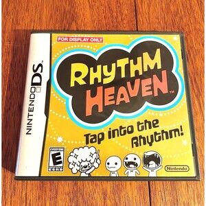 Nintendo DS Rhythm Heaven DISPLAY ONLY Box  Promo